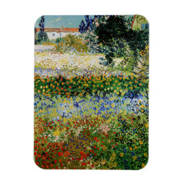 Vincent van Gogh - Blühender Garten Magnet