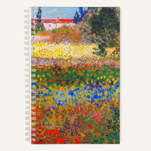 Vincent Van Gogh Blühender Garten Notizbuch