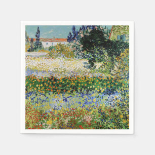 Vincent van Gogh - Blühender Garten Serviette