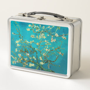 Vincent Van Gogh Blühender Mandelbaum Florale Kuns Metall Lunch Box