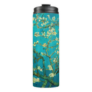Vincent Van Gogh Blühender Mandelbaum Florale Kuns Thermosbecher