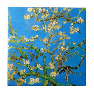 Vincent Van Gogh - Blühender Mandelbaum Kunst Fliese