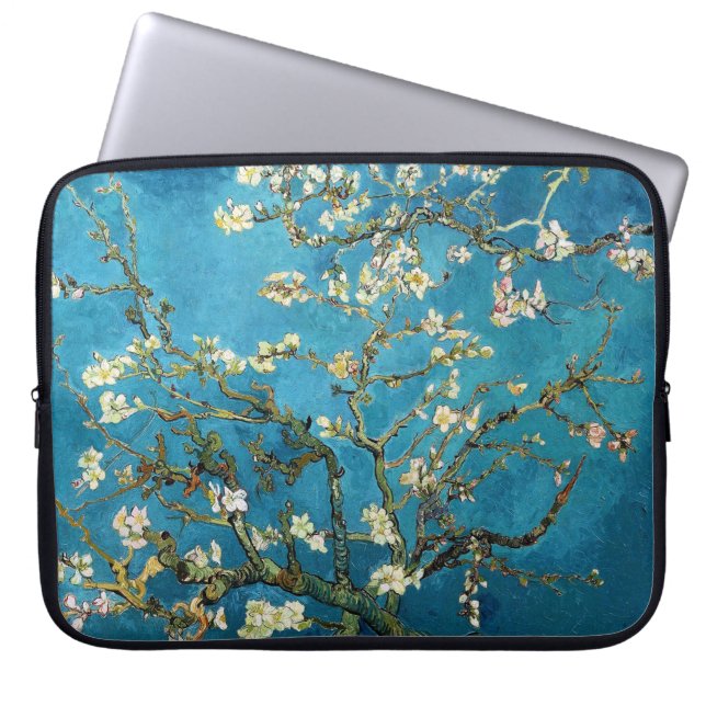 Vincent van Gogh, blühender Mandelbaum Laptopschutzhülle (Vorderseite)