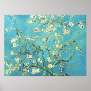 Vincent van Gogh Blühender Mandelbaum Poster