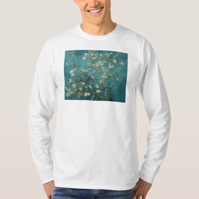 Vincent Van Gogh - blühender Mandelbaum T-Shirt (Vorderseite)