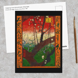 Vincent van Gogh - Blühender Pflaumenbaumgarten Postkarte