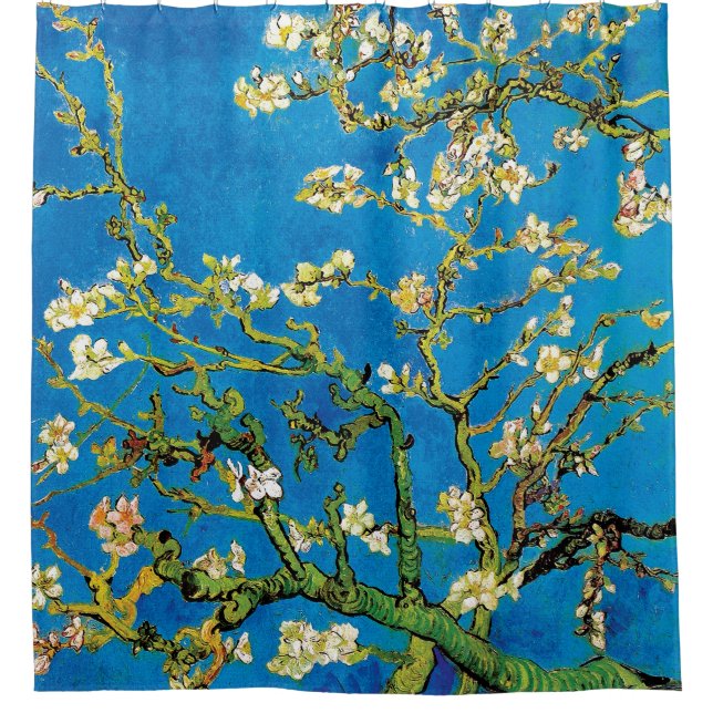 Vincent Van Gogh - Blühendes Almond Tree Kunst, Di Duschvorhang (Vorderseite)