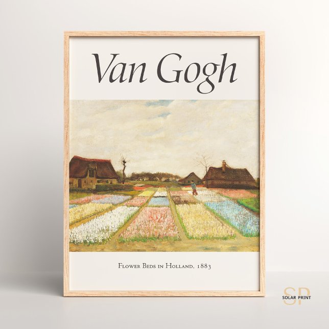 Vincent van Gogh Blume Beds in Holland Art Print Poster (Von Creator hochgeladen)