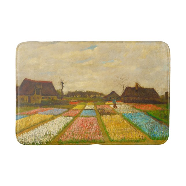 Vincent van Gogh Blume Beds in Holland Badematte (Vorderseite)