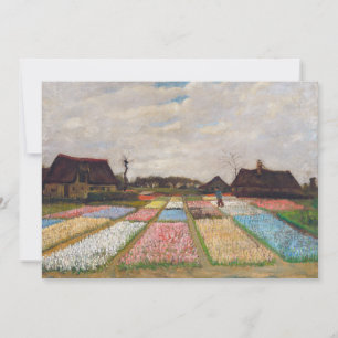 Vincent van Gogh - Blume Beds in Holland Dankeskarte