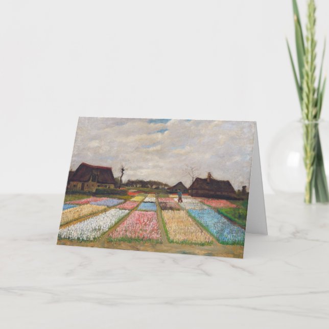 Vincent van Gogh - Blume Beds in Holland Karte (Vorderseite)