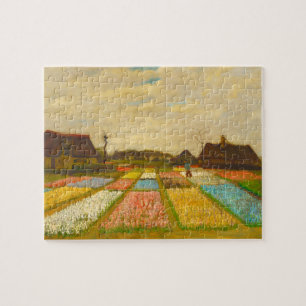 Vincent van Gogh Blume Beds in Holland Puzzle