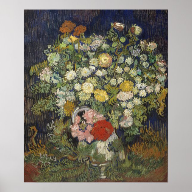 Vincent Van Gogh | Blume in einer Vase Poster (Vorne)