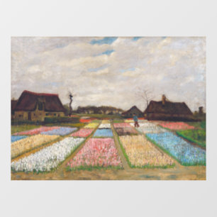 Vincent van Gogh - Blumenbeete in Holland Fensteraufkleber