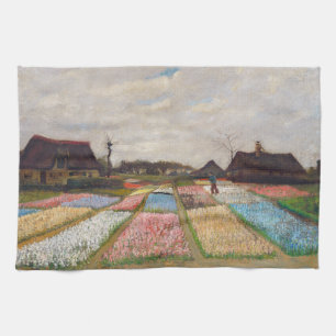Vincent van Gogh - Blumenbeete in Holland Geschirrtuch