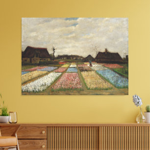 Vincent van Gogh - Blumenbeete in Holland Leinwanddruck