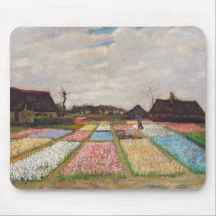 Vincent van Gogh - Blumenbeete in Holland Mousepad