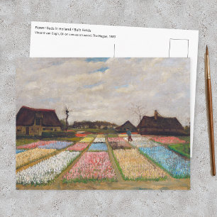 Vincent van Gogh - Blumenbeete in Holland Postkarte