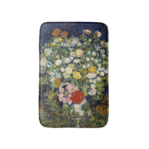 Vincent van Gogh - Blumenstrauß in einer Vase Badematte