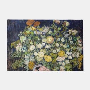 Vincent van Gogh - Blumenstrauß in einer Vase Fußmatte