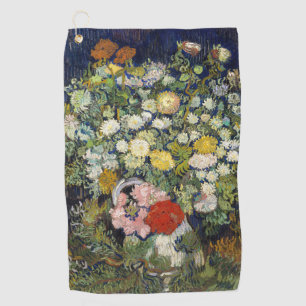 Vincent van Gogh - Blumenstrauß in einer Vase Golfhandtuch