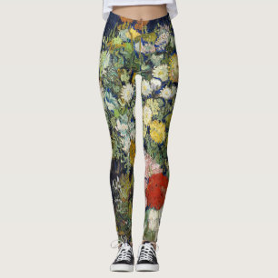 Vincent van Gogh - Blumenstrauß in einer Vase Leggings