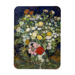 Vincent van Gogh - Blumenstrauß in einer Vase Magnet