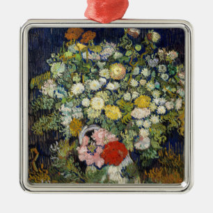 Vincent van Gogh - Blumenstrauß in einer Vase Ornament Aus Metall