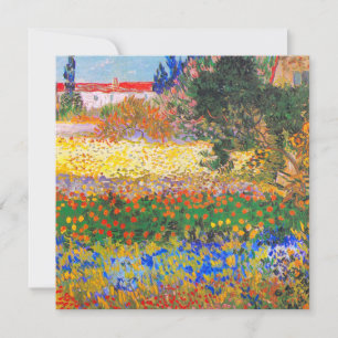 Vincent Van Gogh Blütengarten Einladung