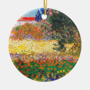 Vincent Van Gogh Blütengarten Keramik Ornament