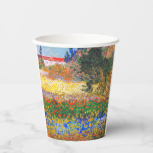 Vincent Van Gogh Blütengarten Pappbecher