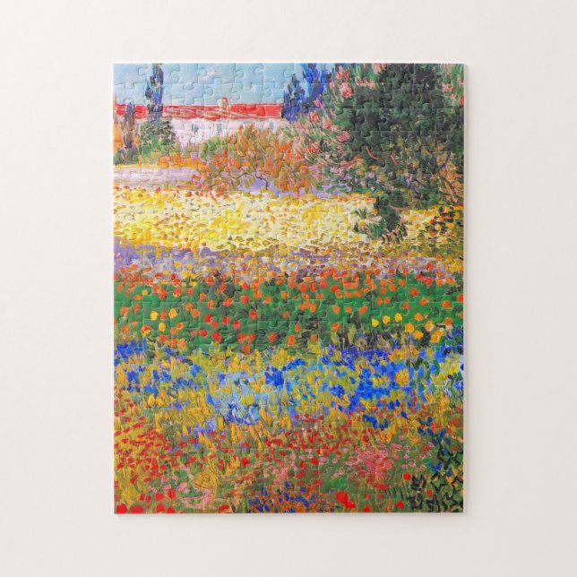 Vincent Van Gogh Blütengarten Puzzle (Vertikal)