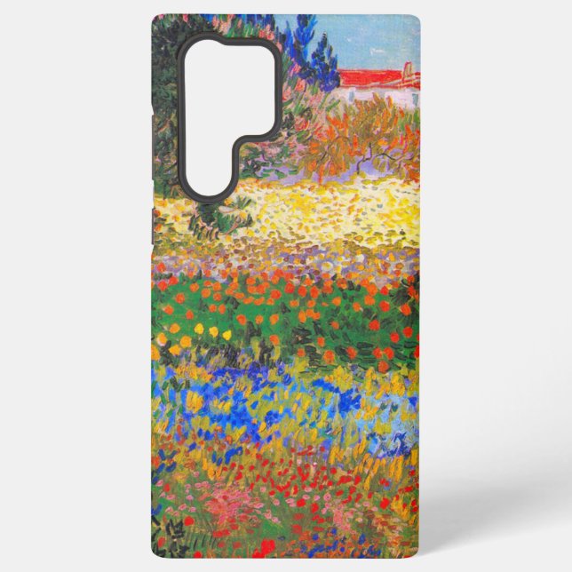 Vincent Van Gogh Blütengarten Samsung Galaxy Hülle (Rückseite)