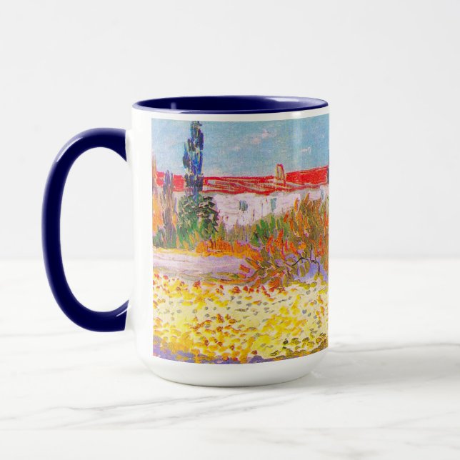Vincent Van Gogh Blütengarten Tasse (Links)