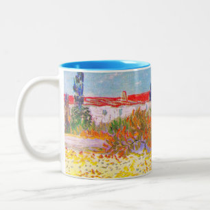 Vincent Van Gogh Blütengarten Zweifarbige Tasse