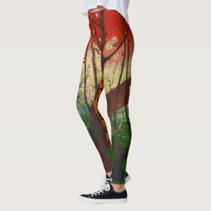 Vincent van Gogh - Blütenpflanzenbaum Leggings