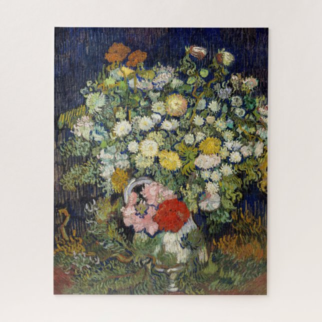 Vincent van Gogh - Bouquet der Blume in einer Vase Puzzle (Vertikal)