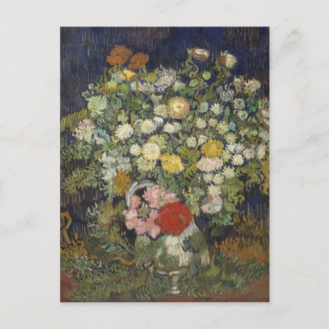 Vincent Van Gogh | Bouquet of Flowers in a Vase Postkarte (Vorderseite)