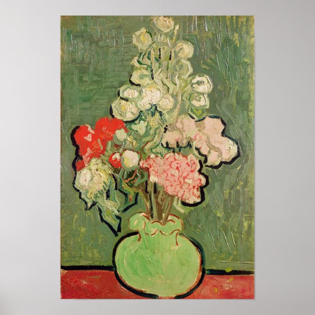 Vincent van Gogh | Bouquet von Blume, 1890 Poster (Vorne)