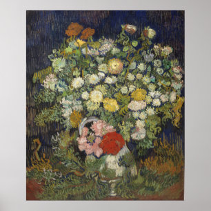 Vincent Van Gogh  Bouquet von Blume in einer Vase Poster