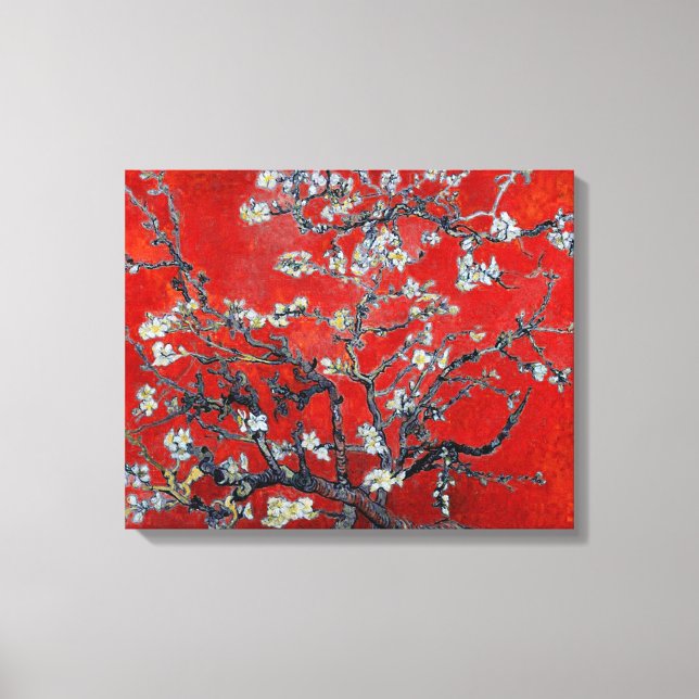 Vincent van Gogh Branchen mit Almond Blossom Leinwanddruck (Vorderseite)