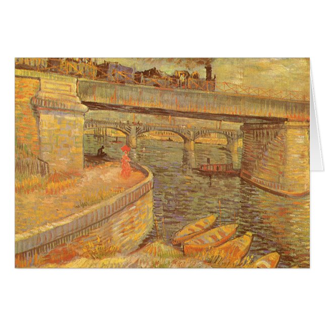 Vincent van Gogh Brücken über die Seine Asnieres (Vorderseite (Horizontal))