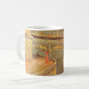 Vincent van Gogh Brücken über die Seine in Asnière Tasse