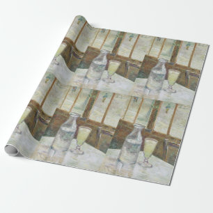 Vincent Van Gogh Cafe Table mit Absinthe Geschenkpapier
