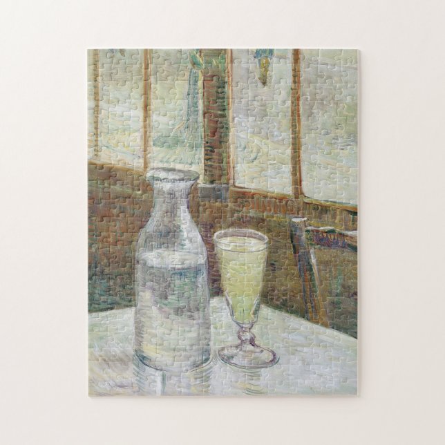 Vincent Van Gogh Cafe Table mit Absinthe Puzzle (Vertikal)