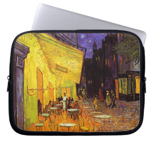 Vincent Van Gogh Cafe Terrace At Night Fine Art Laptopschutzhülle