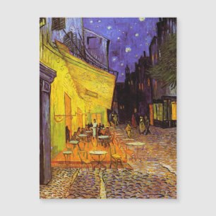 Vincent Van Gogh Cafe Terrace At Night Fine Art Magnetkarte