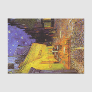 Vincent Van Gogh Cafe Terrace At Night Fine Art Seidenpapier