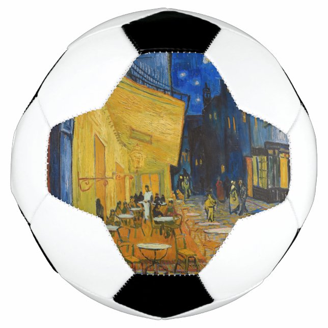 Vincent van Gogh - Café Terrasse am Abend Fußball (Vorderseite)