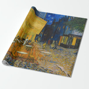 Vincent van Gogh - Café Terrasse am Abend Geschenkpapier